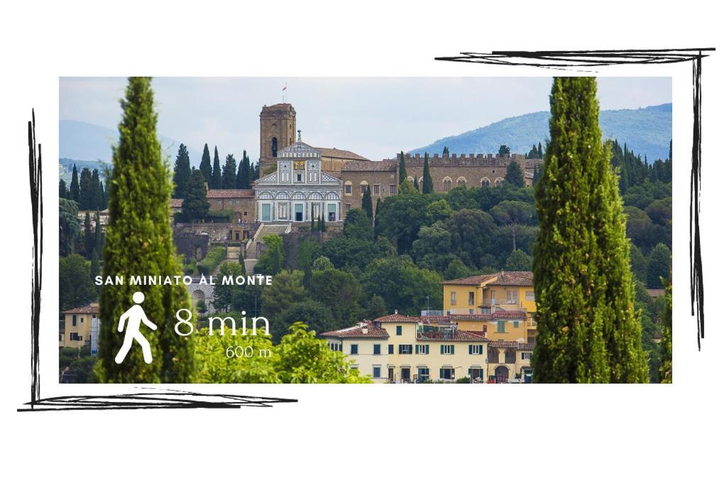 Ferienwohnung Elegante Casa Ai Piedi Di Piazzale Michelangelo Florenz Exterior foto